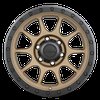 115-7963BZ+01 115-Series The General Wheel [Size: 17"x9"] Satin Bronze w/ Satin Black Lip Finish - image 3