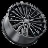 465-7831BK+40 465-Series Reprisal Wheel [Size: 17"x8"] Gloss Black Finish - image 2