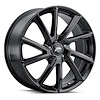 466-7801BK+40 466-Series Mystic Wheel [Size: 17"x8"] Gloss Black Finish - image 1