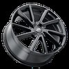 466-8818BK+40 466-Series Mystic Wheel [Size: 18"x8"] Gloss Black Finish - image 2