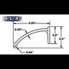 No-Lip Side Mount Flexy Flares 4-1/4" Width x 58" Lengths - image 3