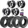 U107 US Mag Staggered Fit Wheel and Tire Kit 1967-79 A/F/X-Body Cars* - image 1