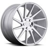 22x9 Surge 5x112 MS 32 66.6 MS -Silver Machined - image 1