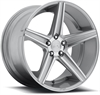 18x8 APEX 5x100 MS 40 66.1 MS -Silver Machined - image 1