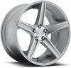 20x10 Apex 5x112 MS 66.6 MS -Silver Machined - image 1