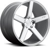 22x9 MILAN 5x115 MS 15 71.8 MS -Silver Machined - image 1
