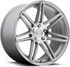 20x9 Lucerne 5x112 MS 38 66.6 MS -Silver Machined - image 1