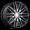22x9 Anzio 5x4.5 BLACK MACHINED 6.5/38 72.6 - image 2