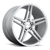 18x8 Turin 5x4.5 SILVER MACHINED 6.0/40 72.6 - image 1