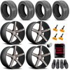 Niche M134 Milan Wheel and Tire Kit 2009-14 Challenger w/TPMS Includes: - image 1