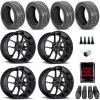 Niche M130 Targa Wheel and Tire Kit 2009-14 Challenger w/o TPMS Includes: - image 1