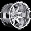 D508 Octane One Piece Cast Aluminum Wheel Size: 20" x 12" - image 2
