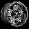 D554 Full Blown One Piece Cast Aluminum Wheel Size: 20" x 9" - image 2