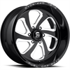 D587 Flow One Piece Cast Aluminum Wheel Size: 17" x 9" - image 1