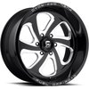 D587 Flow One Piece Cast Aluminum Wheel Size: 17" x 9" - image 1