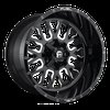 D611 Stroke One Piece Cast Aluminum Wheel Size: 22" x 12" - image 2