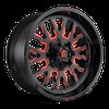 D612 Stroke One Piece Cast Aluminum Wheel Size: 20" x 9" - image 2