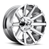 D614 Contra One Piece Cast Aluminum Wheel Size: 20" x 10" - image 1