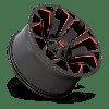 D787 17X9 BLK/RED -12MM - image 3