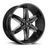 F162 Foose Slider One Piece Cast Aluminum Wheel Size: 22" x 9.5" - image 1