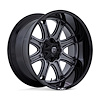 FC853AB20108718N 853 DARKSTAR Wheel [Size: 20"x10"] Matte Gunmetal w/Black Lip Finish - image 1