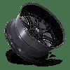 FC853BE22107018N 853 DARKSTAR Wheel [Size: 22"x10"] Gloss Black Milled Finish - image 2