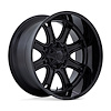 FC853MB20101418N 853 DARKSTAR Wheel [Size: 20"x10"] Matte Black w/Gloss Black Lip Finish - image 1