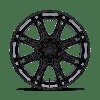 FC853MB20101418N 853 DARKSTAR Wheel [Size: 20"x10"] Matte Black w/Gloss Black Lip Finish - image 3