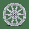 FC887SD22906301 FC887 CIRCUIT Wheel [Size: 22"x9"] Gloss Silver w/Machined Face Finish - image 3