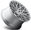 Rotiform R110 BLQ Wheel [Size: 19" x 8.5"] Gloss Silver w/Machined Edge - image 2