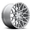 Rotiform R110 BLQ Wheel [Size: 19" x 8.5"] Gloss Silver w/Machined Edge - image 1