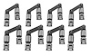 3172YATES180EZMAX Extreme Zone EZ-RollMAX Roller Lifters for 429, 460 ci. Big Block Ford [8-Center/8-Left .180 in. Offset] - image 1