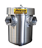 Spun Aluminum Oil Breather Tank (2) -12AN Female Ports - image 1