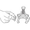 Harmonic Damper Pulley Puller For Chrysler, Dodge, GM, Mitsubishi - image 3