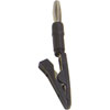 Male Banana Alligator Clip Black 4mm - image 1