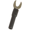 Slotted Ring Female Banana Adapter Black 4mm - image 1