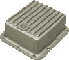 Aluminum Transmission Pan Ford C4 Late Model Case Fill