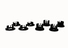REV096.0004 Rear Subframe Bushing Kit for 2008-2010 Subaru Impreza - image 1