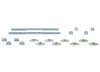 REV232.0010 Threaded Link Rod, L: 202 mm w/ Nuts & Washers (No Bushings) - image 2