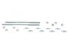 REV232.0012 Threaded Link Rod, L: 240 mm w/ Nuts & Washers (No Bushings) - image 2