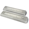 Small Block Chevy Finned Style Valve Covers [Natural Cast Aluminum Finish] - image 1