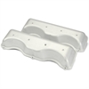 W-Block Chevy 348-409 Style Valve Covers [Natural Cast Aluminum Finish] - image 1