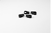 10-500-11 Single Place T Clamp, 1/2 in., 4 Pieces, Black - image 1