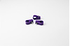 10-820-20 Single Place T Clamp, 13/16 in., 10AN, 3 Pieces, Purple - image 1