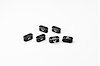 20-258-11 Double Place T Clamp, 1/4 in.-3/16 in, 6 Pieces, Black - image 1