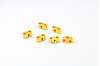 20-258-15 Double Place T Clamp, 1/4 in.-3/16 in, 6 Pieces, Yellow - image 1