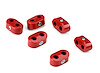 20-288-13 Double Place T Clamp, 3/16 in.-3/16 in, 6 Pieces, Red - image 1