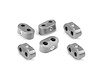 20-288-19 Double Place T Clamp, 3/16 in.-3/16 in, 6 Pieces, Gray - image 1
