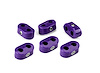 20-288-20 Double Place T Clamp, 3/16 in.-3/16 in, 6 Pieces, Purple - image 1