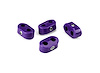 20-323-20 Double Place T Clamp, 5/16 in.-5/16 in, 6 Pieces, Purple - image 1